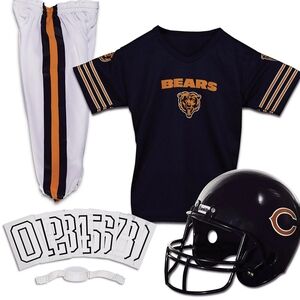 Bears Football Jersey and Helmet Set